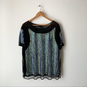 ASOS Curve Sequin Top